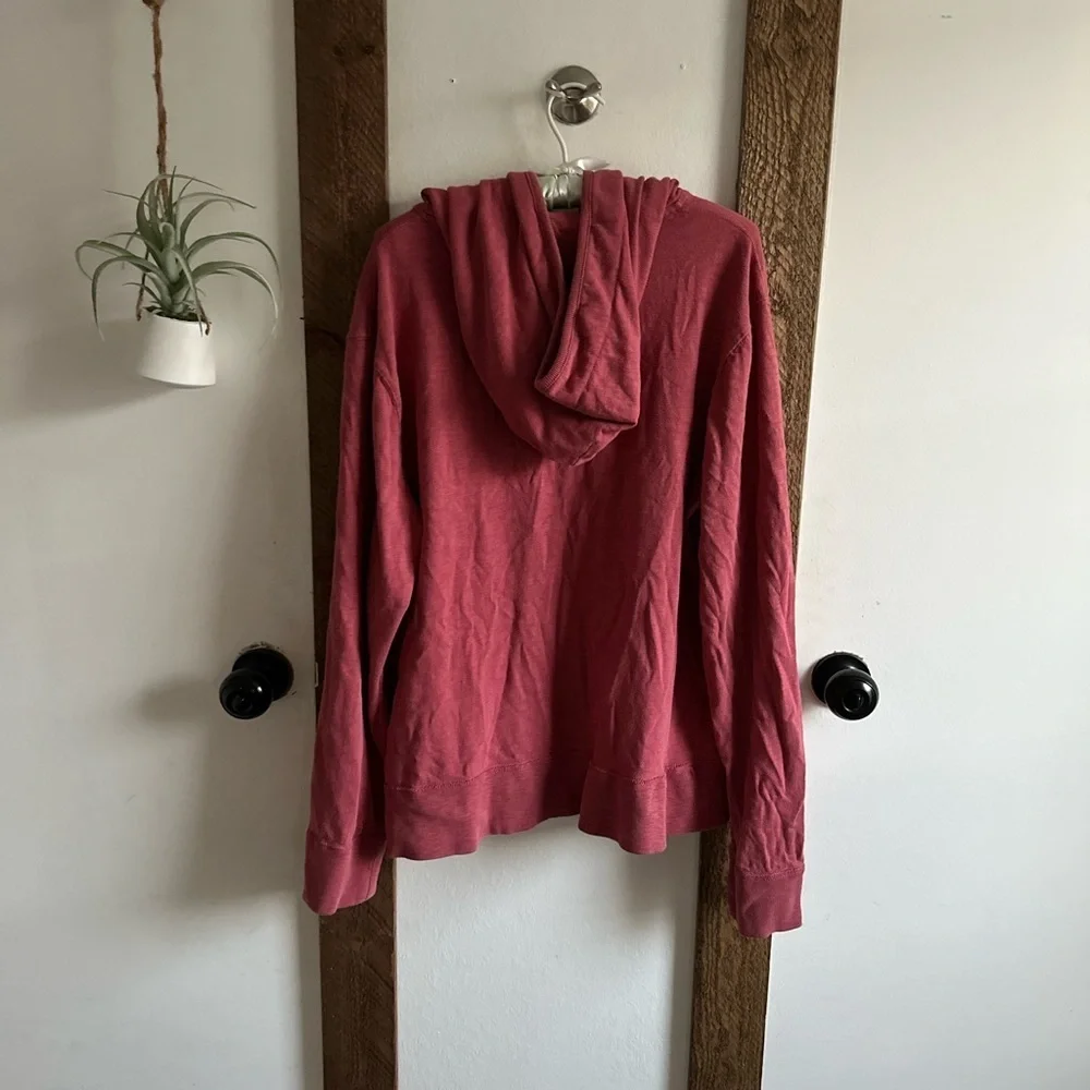 Y2K Men’s J. Crew Coral Lounge Laid Back Hoodie XL